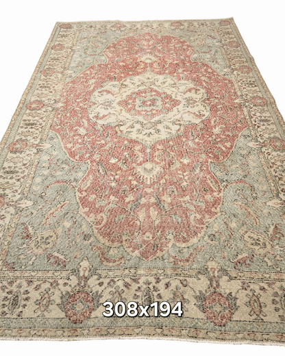 Perzisch tapijt Isparta 300x200 wolen vloerkleed handgeknoopt