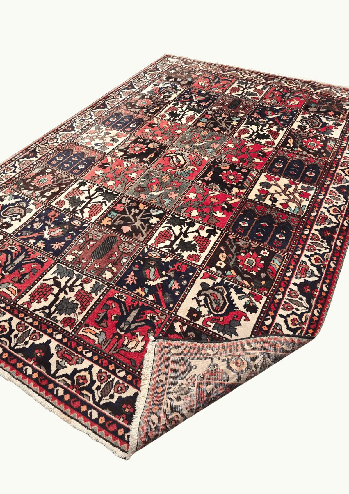 Perzisch tapijt baktihari 300x210 wollen vloerkleed iran