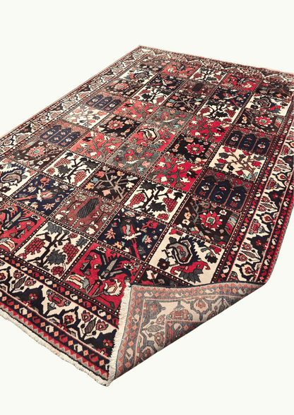 Perzisch tapijt baktihari 300x210 wollen vloerkleed iran