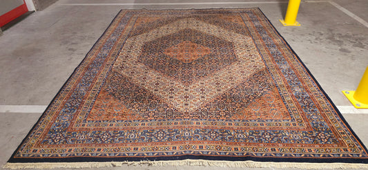 Groot perzisch tapijt Moud 345x254 wollen  vloerkleed