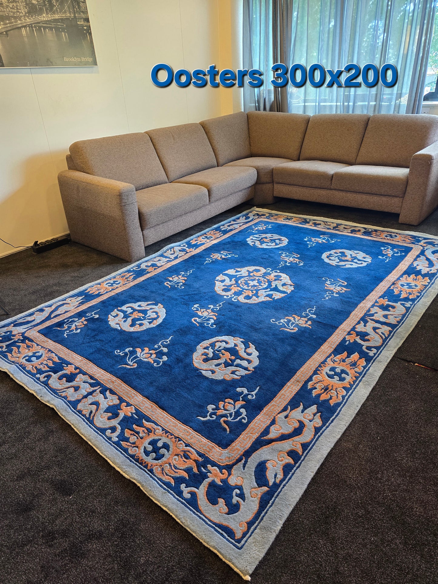 Oosters/ Perzisch tapijt 300x200 handgeknoopt wollen vloerkleed