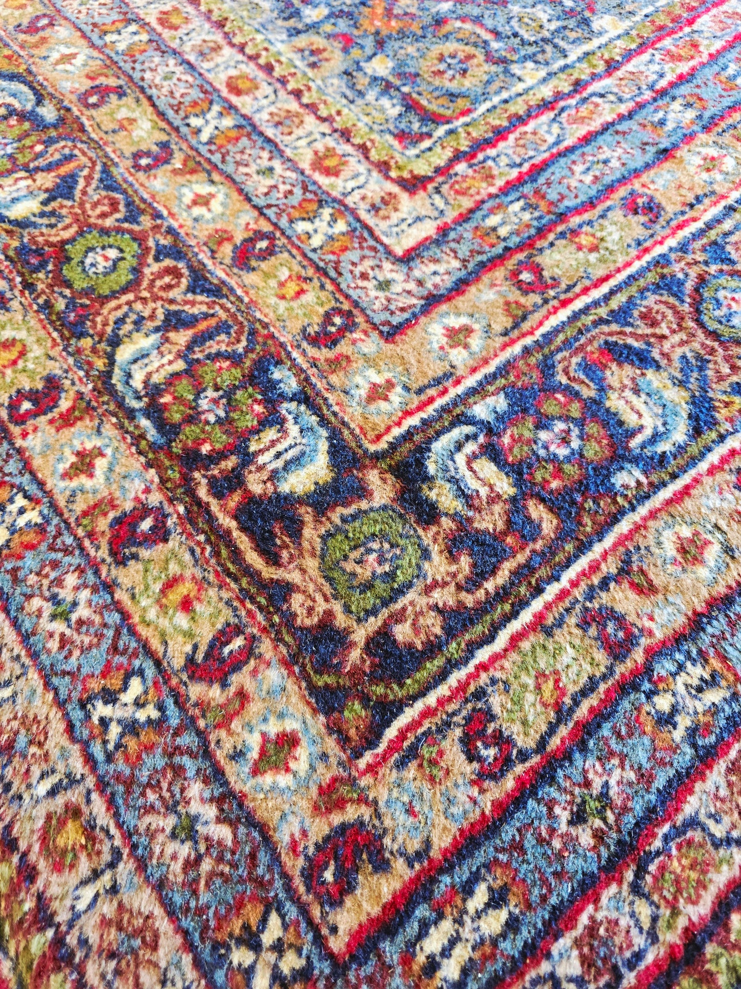 groot perzisch tapijt Bidjar 350x250 handgeknoopt wollen vloerkleed