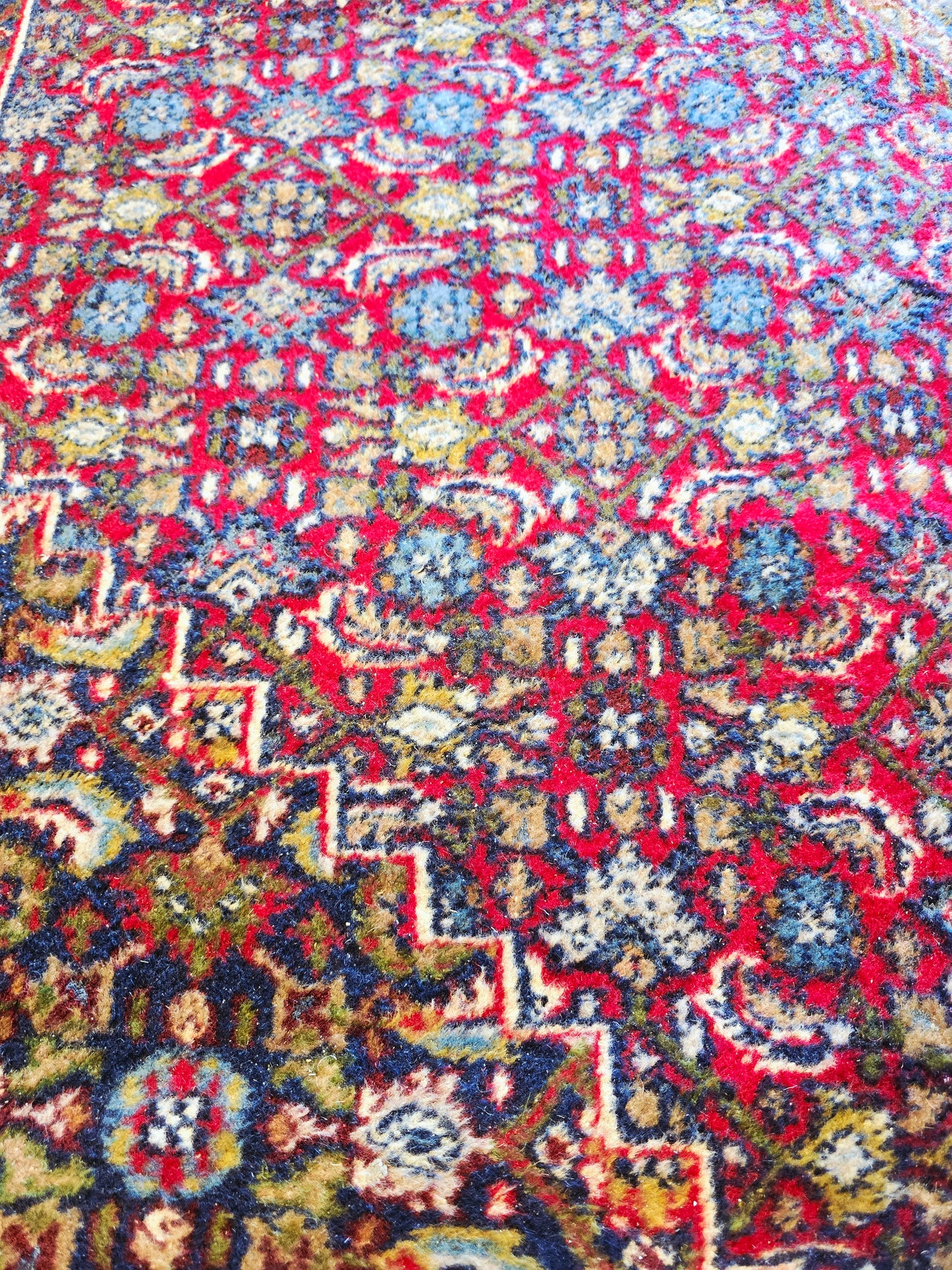 groot perzisch tapijt Bidjar 350x250 handgeknoopt wollen vloerkleed