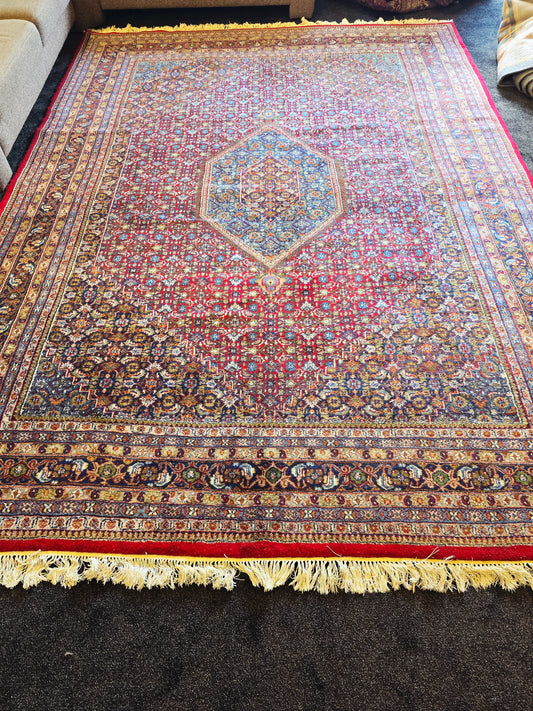 groot perzisch tapijt Bidjar 350x250 handgeknoopt wollen vloerkleed