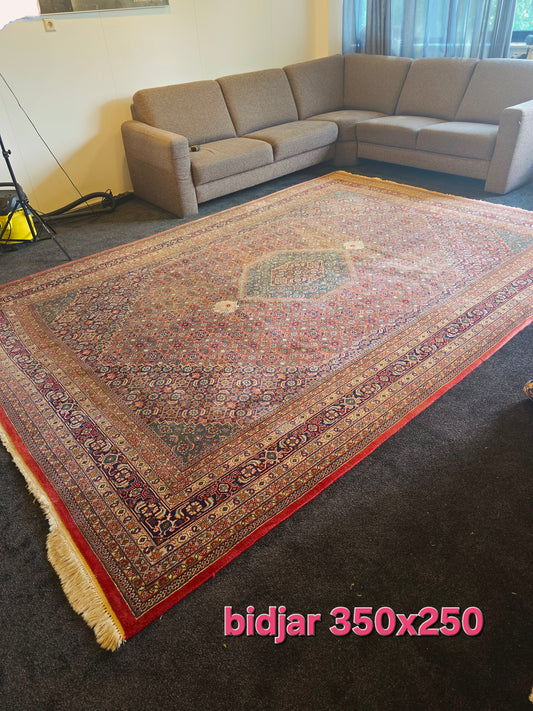 Groot perzisch tapijt bidjar 350x250 vloerkleed handgeknoopt