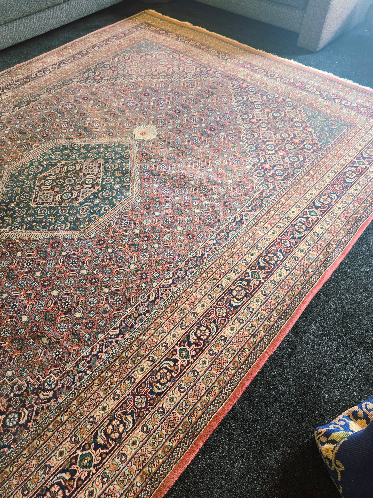Groot perzisch tapijt bidjar 350x250 vloerkleed handgeknoopt