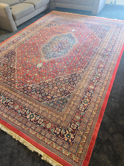 Groot perzisch tapijt bidjar vloerkleed 350x250 handgeknoopt
