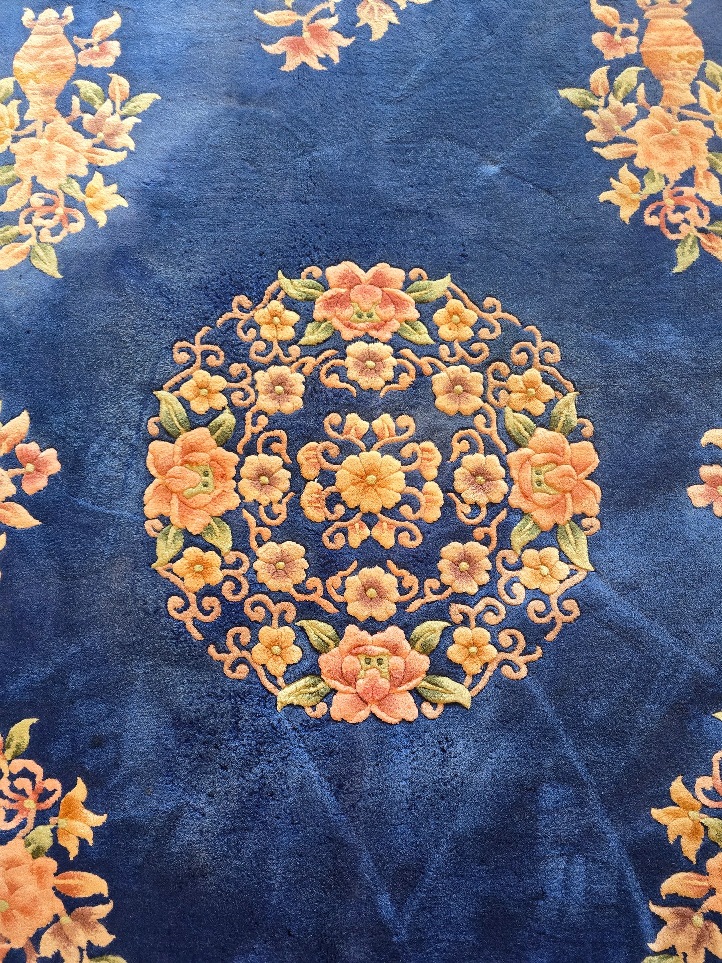 groot Oosters / Perzisch  tapijt china Abusson 330x215 handgeknoopt wollen vloerkleed