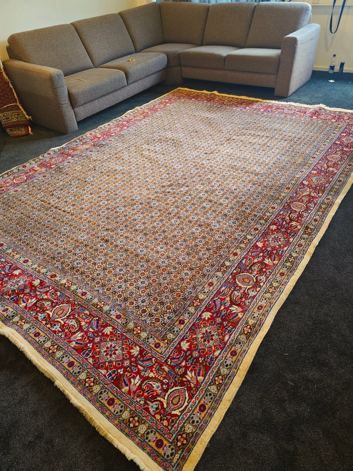 Groot Perzisch Tapijt Moud 350x250 handgeknoopt wollen vloerkleed
