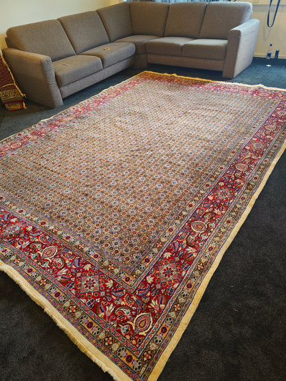 Groot Perzisch Tapijt Moud 350x250 handgeknoopt wollen vloerkleed