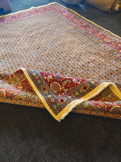 Groot Perzisch Tapijt Moud 350x250 handgeknoopt wollen vloerkleed