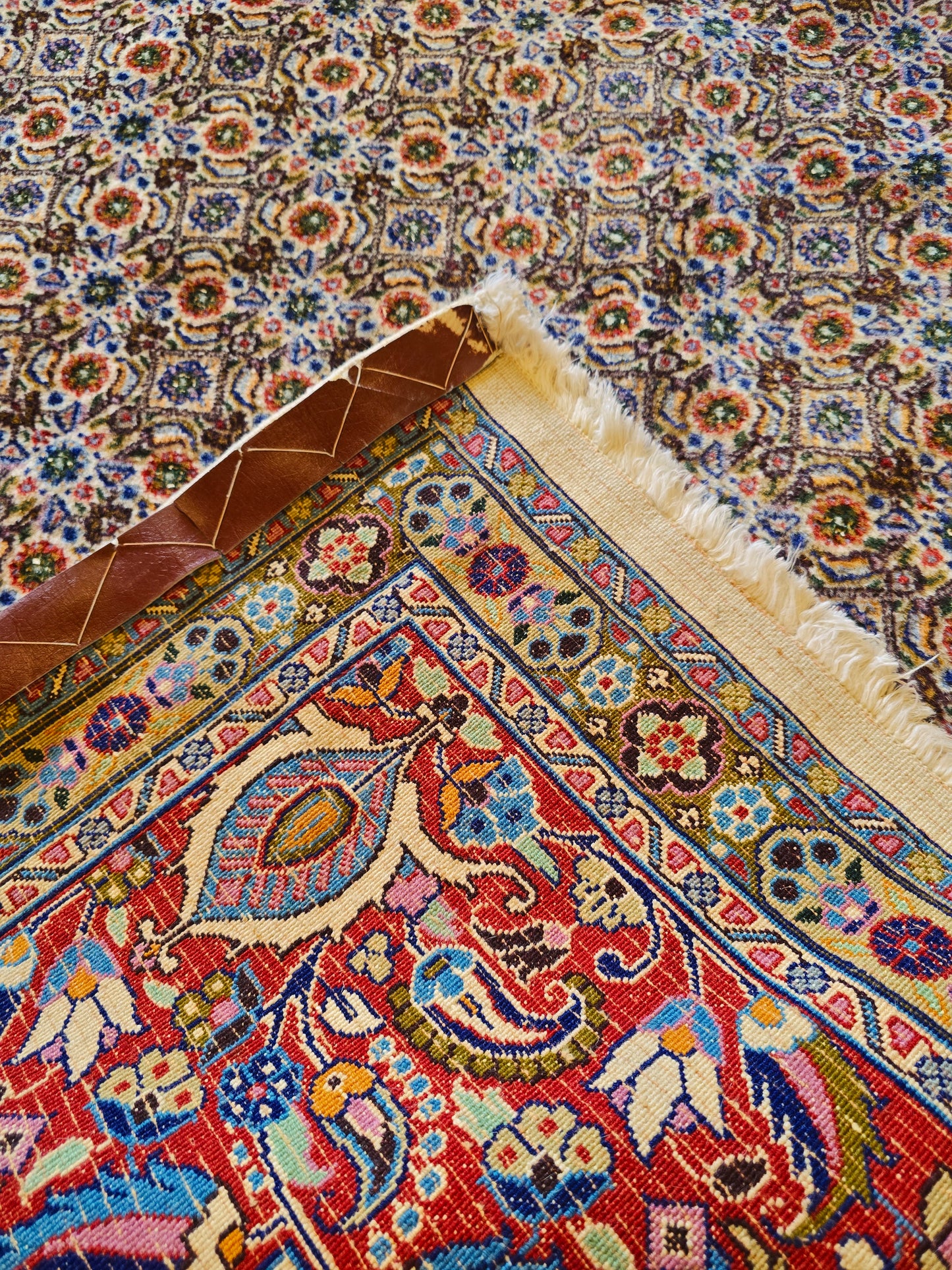Groot Perzisch Tapijt Moud 350x250 handgeknoopt wollen vloerkleed