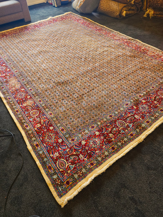Groot Perzisch Tapijt Moud 350x250 handgeknoopt wollen vloerkleed