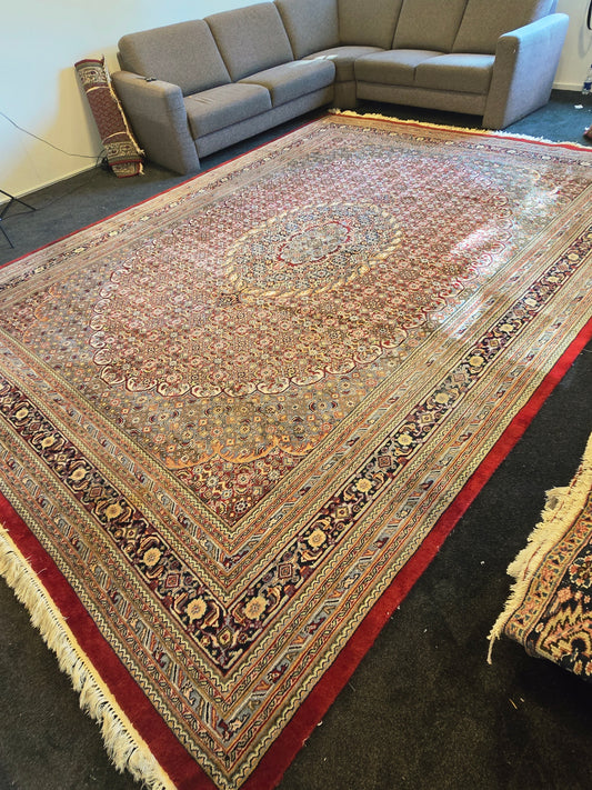 Groot perzisch tapijt bidjar 400x300 vloerkleed handgeknoopt