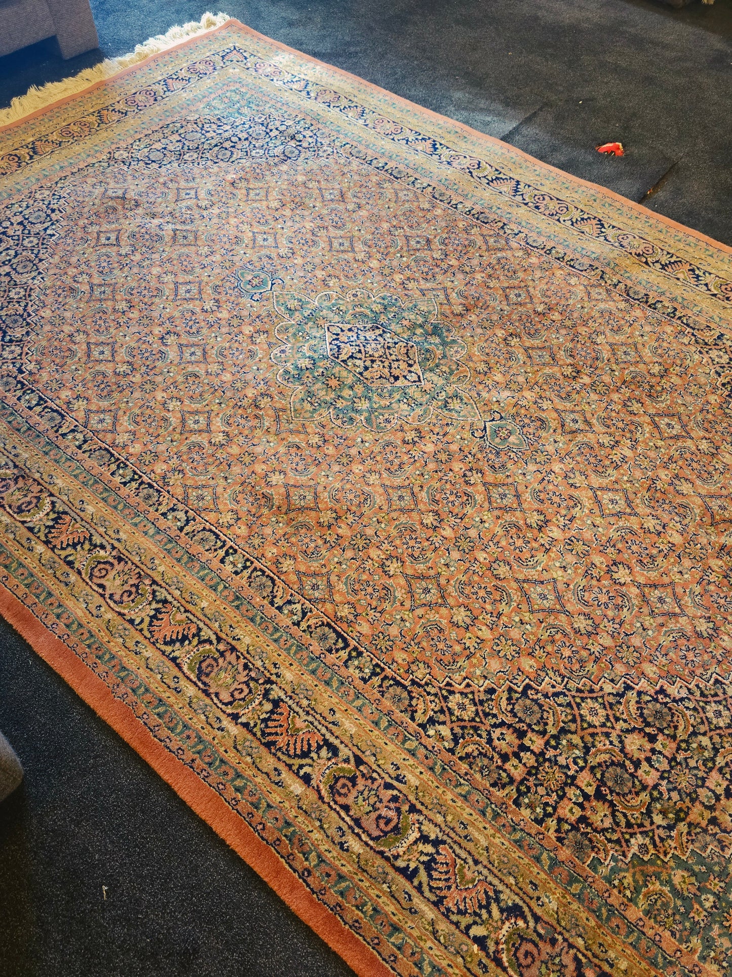 Perzisch tapijt Bidjar 300x200 handgeknoopt wollen vloerkleed