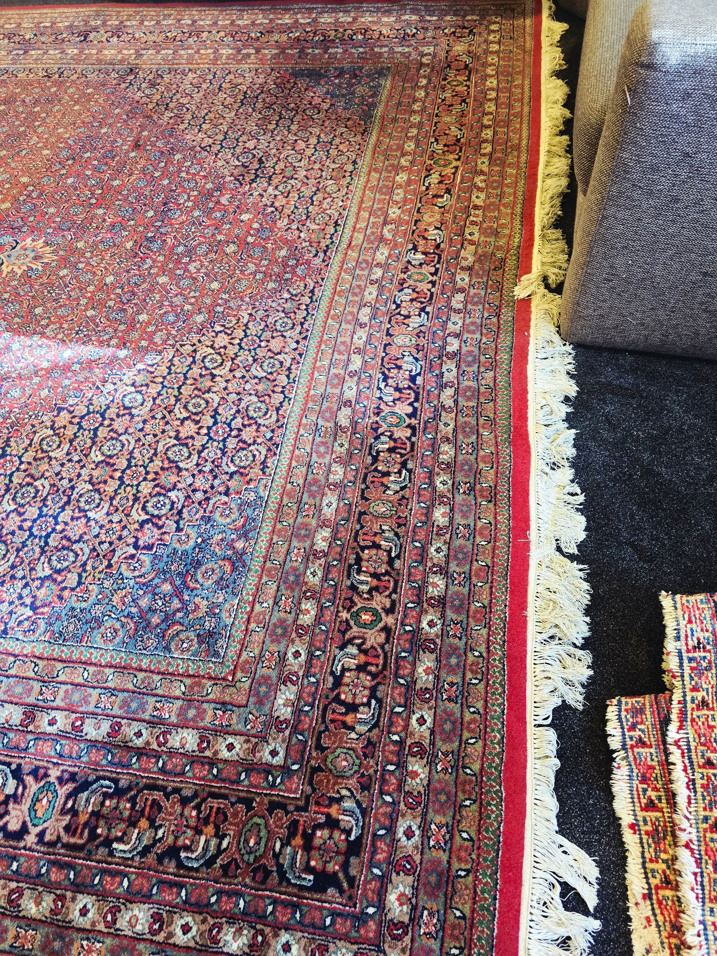 Groot Perzisch tapijt Bidjar 430x300 wollen vloerkleed