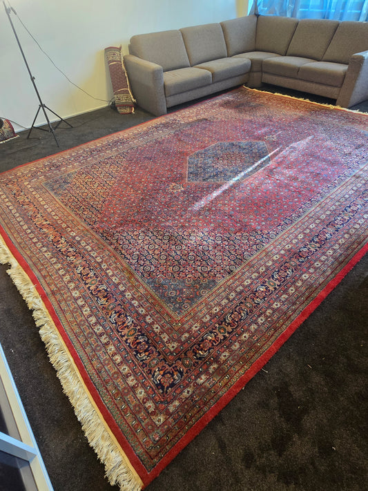 Groot Perzisch tapijt Bidjar 430x300 wollen vloerkleed
