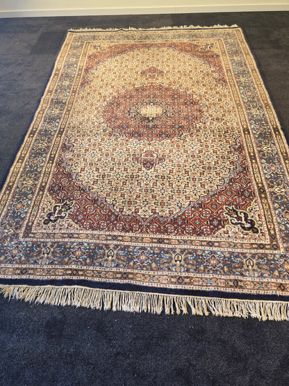 Perzisch tapijt Moud 296x190 handgeknoopt wollen vloerkleed