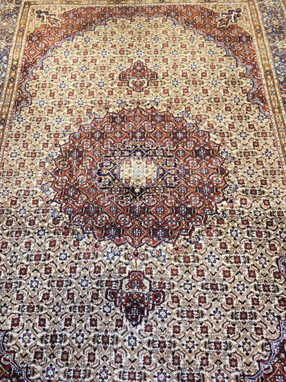 Perzisch tapijt Moud 296x190 handgeknoopt wollen vloerkleed