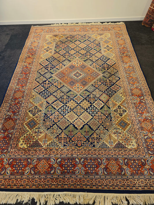 Perzisch tapijt Ispahan 310x200 handgeknoopt wollen vloerkleed