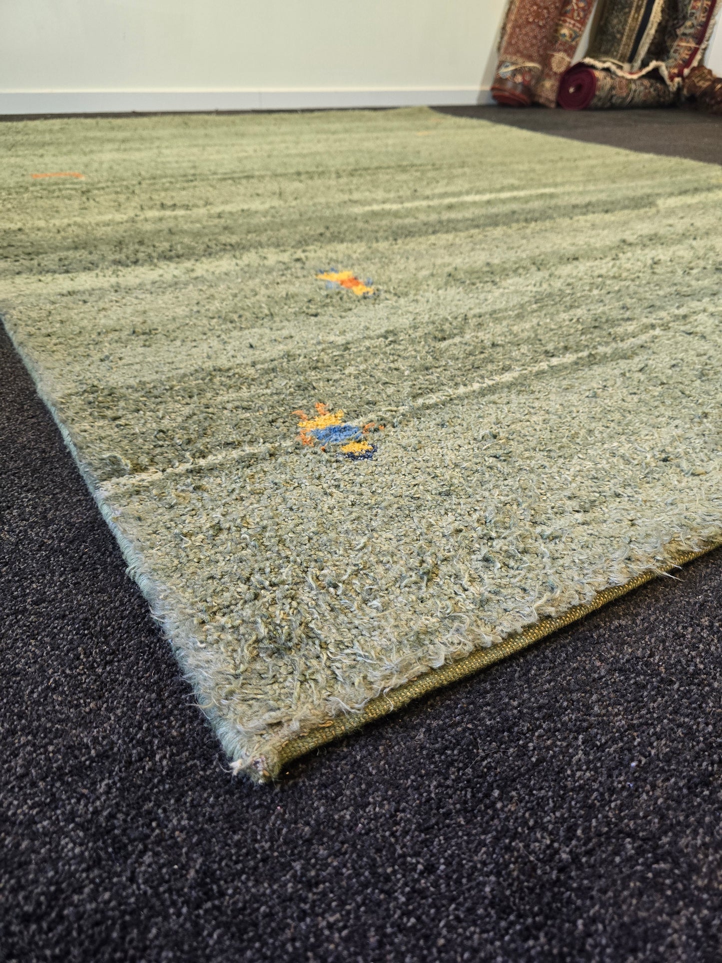 Perzische tapijt Gabbeh 240x190 handgeknoopt wollen vloerkleed