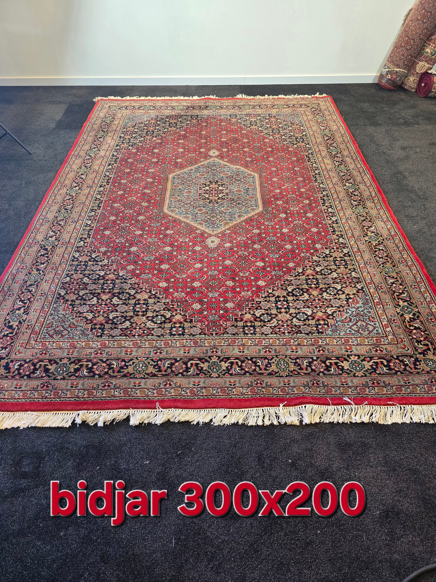 Perzisch Tapijt Bidjar 300x212 handgeknoopt wollen vloerkleed