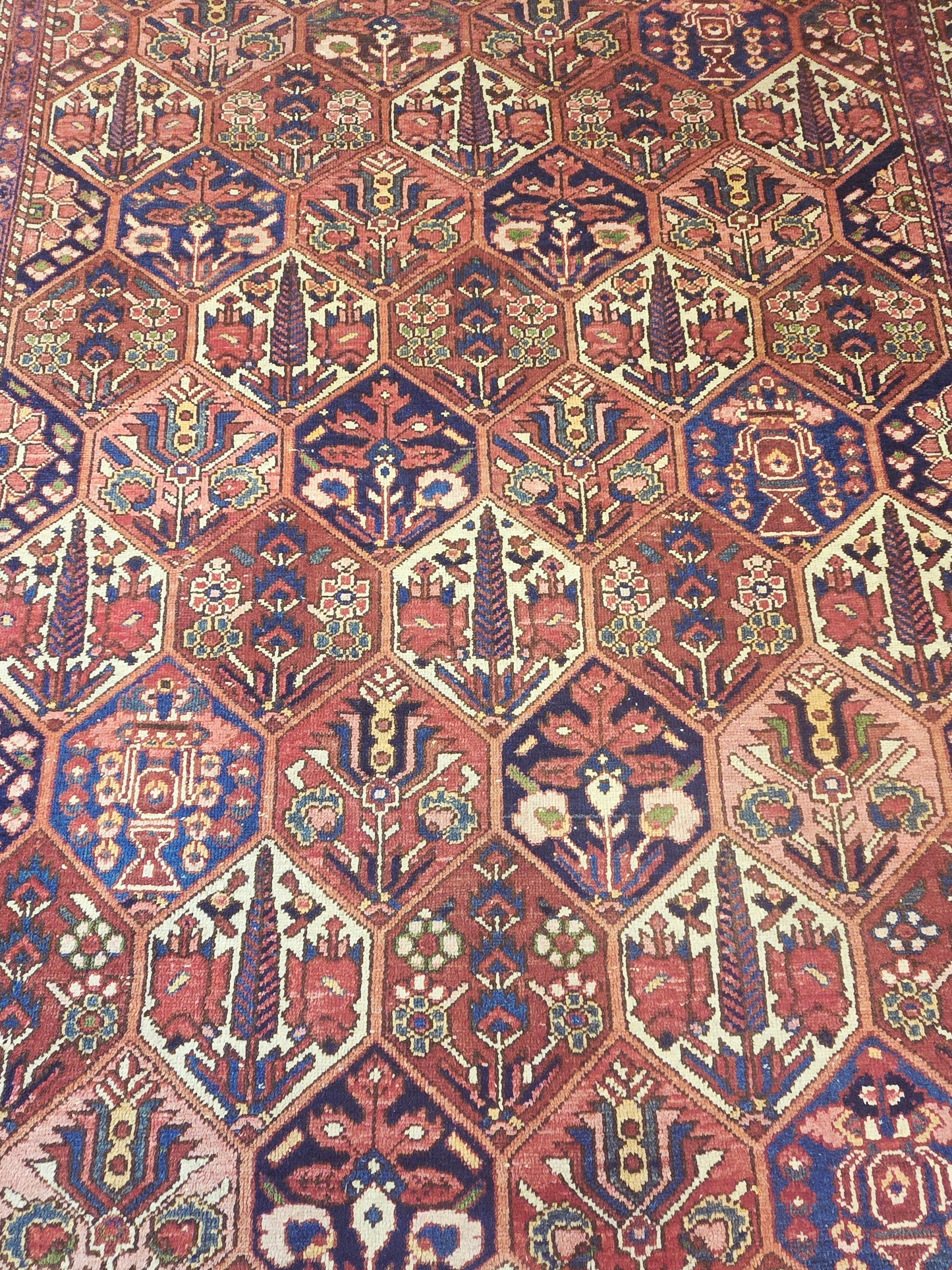 Perzisch tapijt Baktihari 300x220 wollen vloerkleed handgeknoopt iran