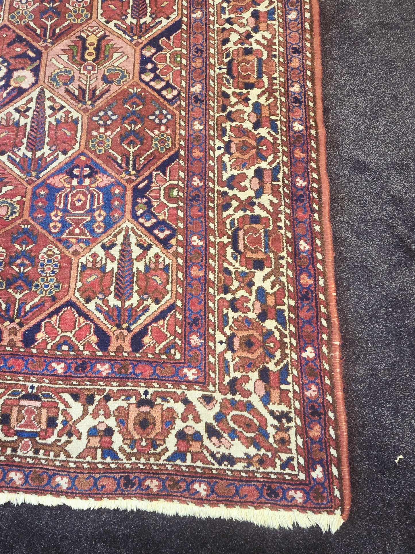 Perzisch tapijt Baktihari 300x220 wollen vloerkleed handgeknoopt iran
