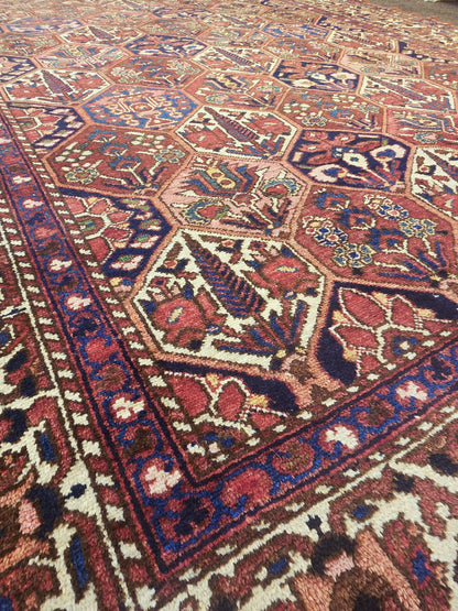 Perzisch tapijt Baktihari 300x220 wollen vloerkleed handgeknoopt iran