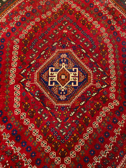 perzisch tapijt Shiraz 305x215 wollen vloerkleed iran handgeknoopt