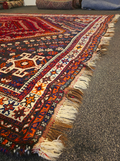 perzisch tapijt Shiraz 305x215 wollen vloerkleed iran handgeknoopt