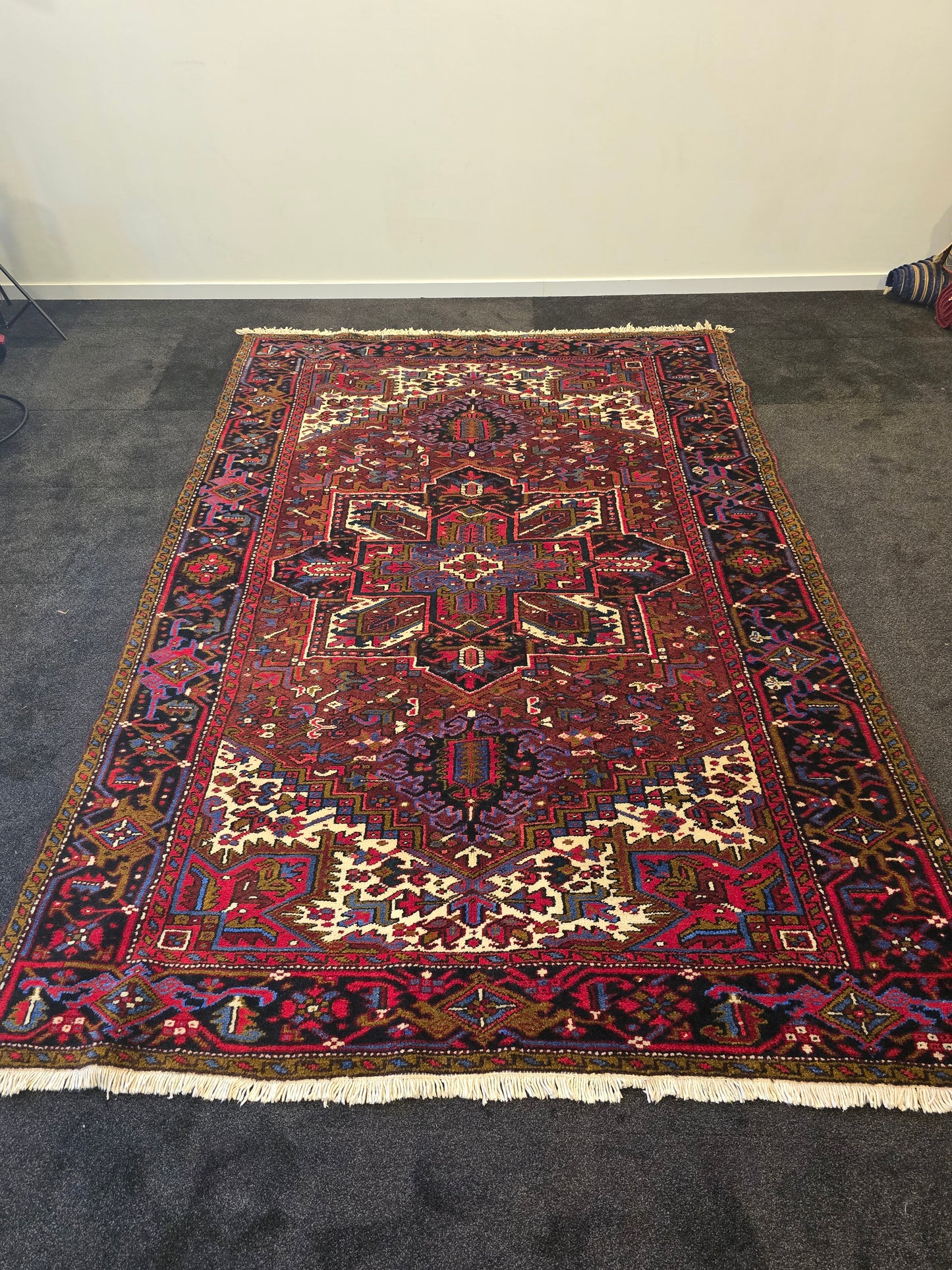 Perzisch Tapijt Heriz 300x210 wollen vloerkleed Handgeknoopt