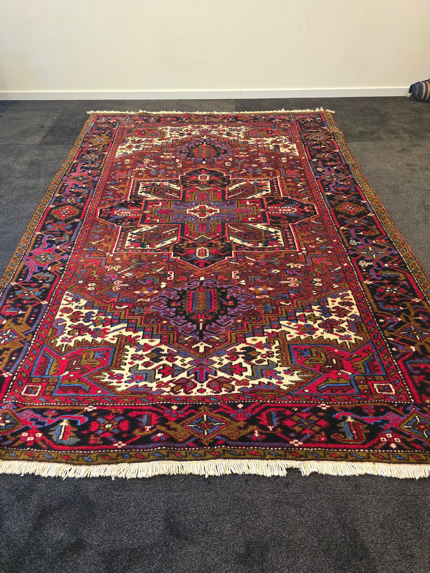 Perzisch Tapijt Heriz 300x210 wollen vloerkleed Handgeknoopt