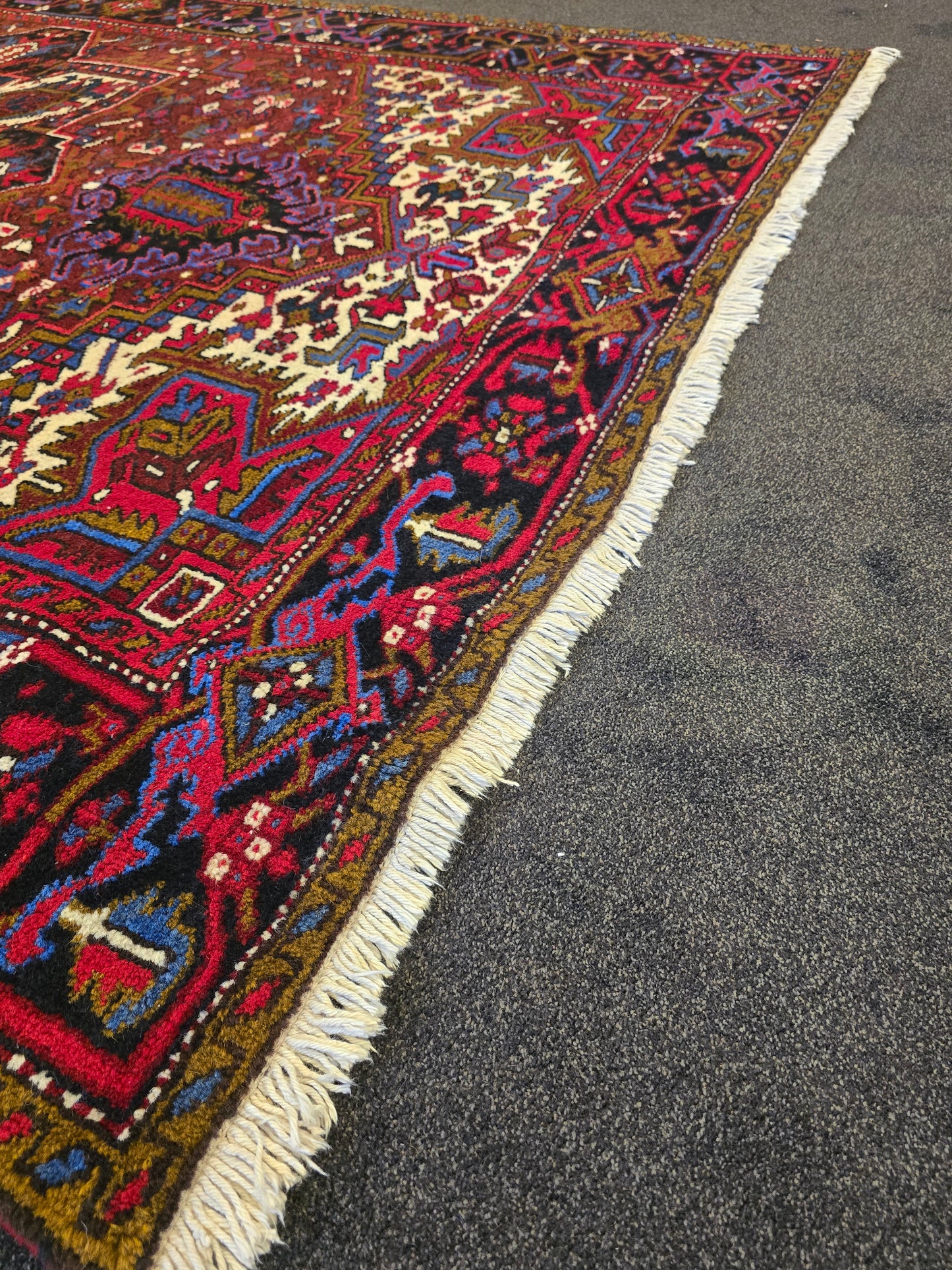 Perzisch Tapijt Heriz 300x210 wollen vloerkleed Handgeknoopt