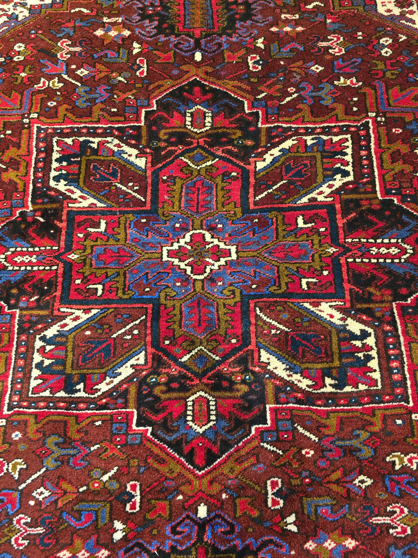 Perzisch Tapijt Heriz 300x210 wollen vloerkleed Handgeknoopt