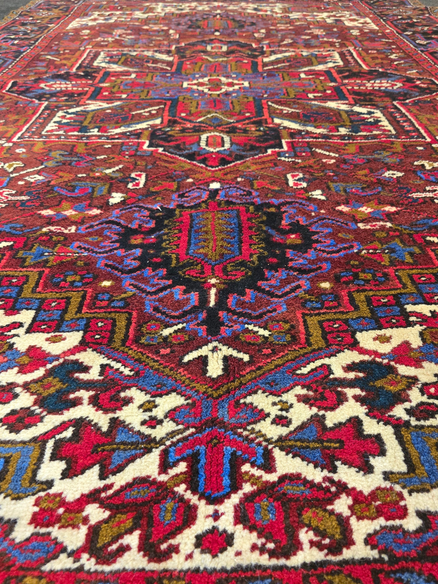 Perzisch Tapijt Heriz 300x210 wollen vloerkleed Handgeknoopt