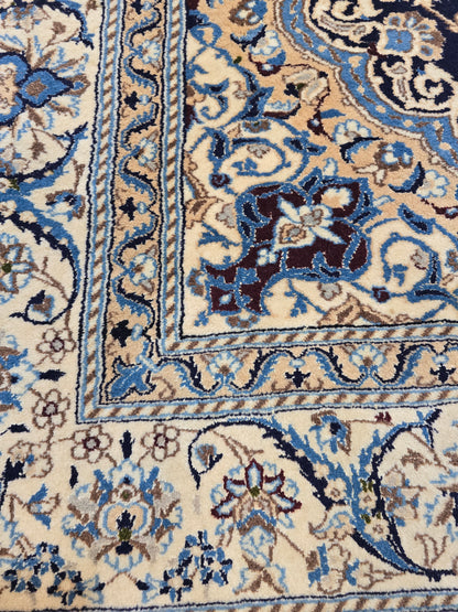 Groot Perzisch Tapijt Nain 340x330 wollen vloerkleed iran