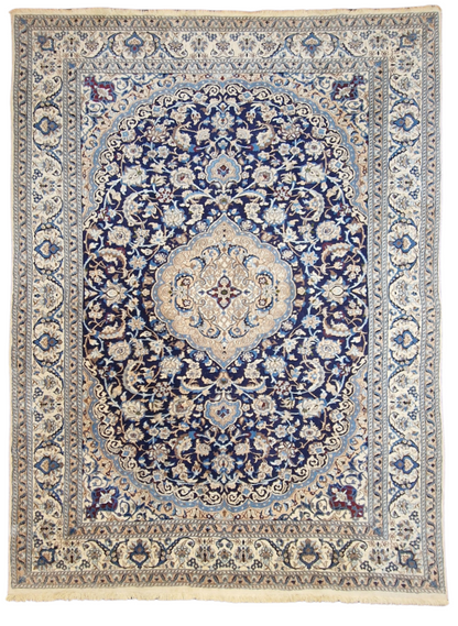 Groot Perzisch Tapijt Nain 340x330 wollen vloerkleed iran