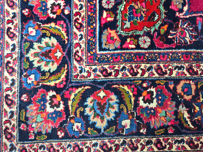 Groot Perzisch Tapijt Kashan 350x250 handgeknoopt wollen vloerkleed Iran