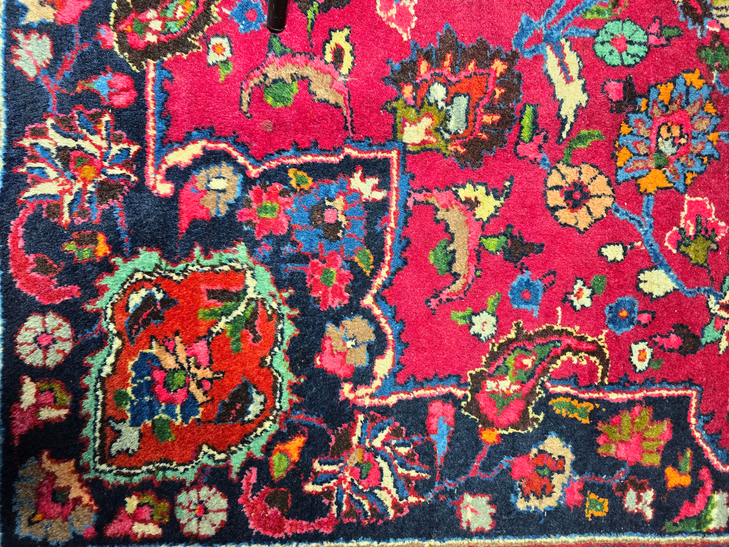 Groot Perzisch Tapijt Kashan 350x250 handgeknoopt wollen vloerkleed Iran