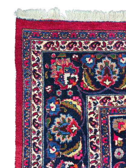 Groot Perzisch Tapijt Kashan 350x250 handgeknoopt wollen vloerkleed Iran