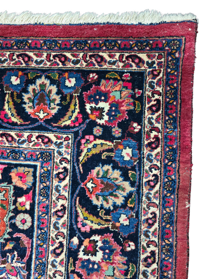 Groot Perzisch Tapijt Kashan 350x250 handgeknoopt wollen vloerkleed Iran