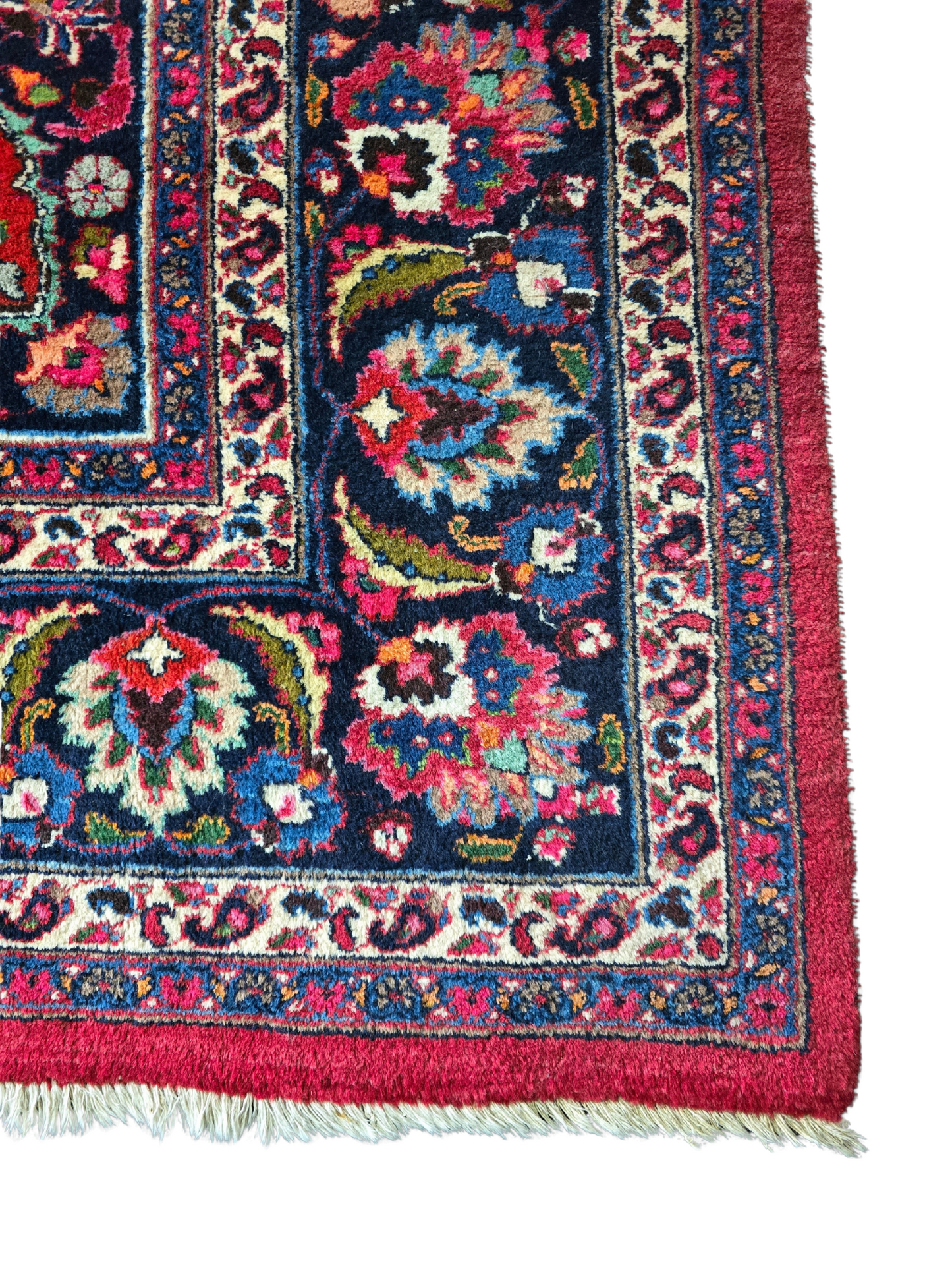 Groot Perzisch Tapijt Kashan 350x250 handgeknoopt wollen vloerkleed Iran