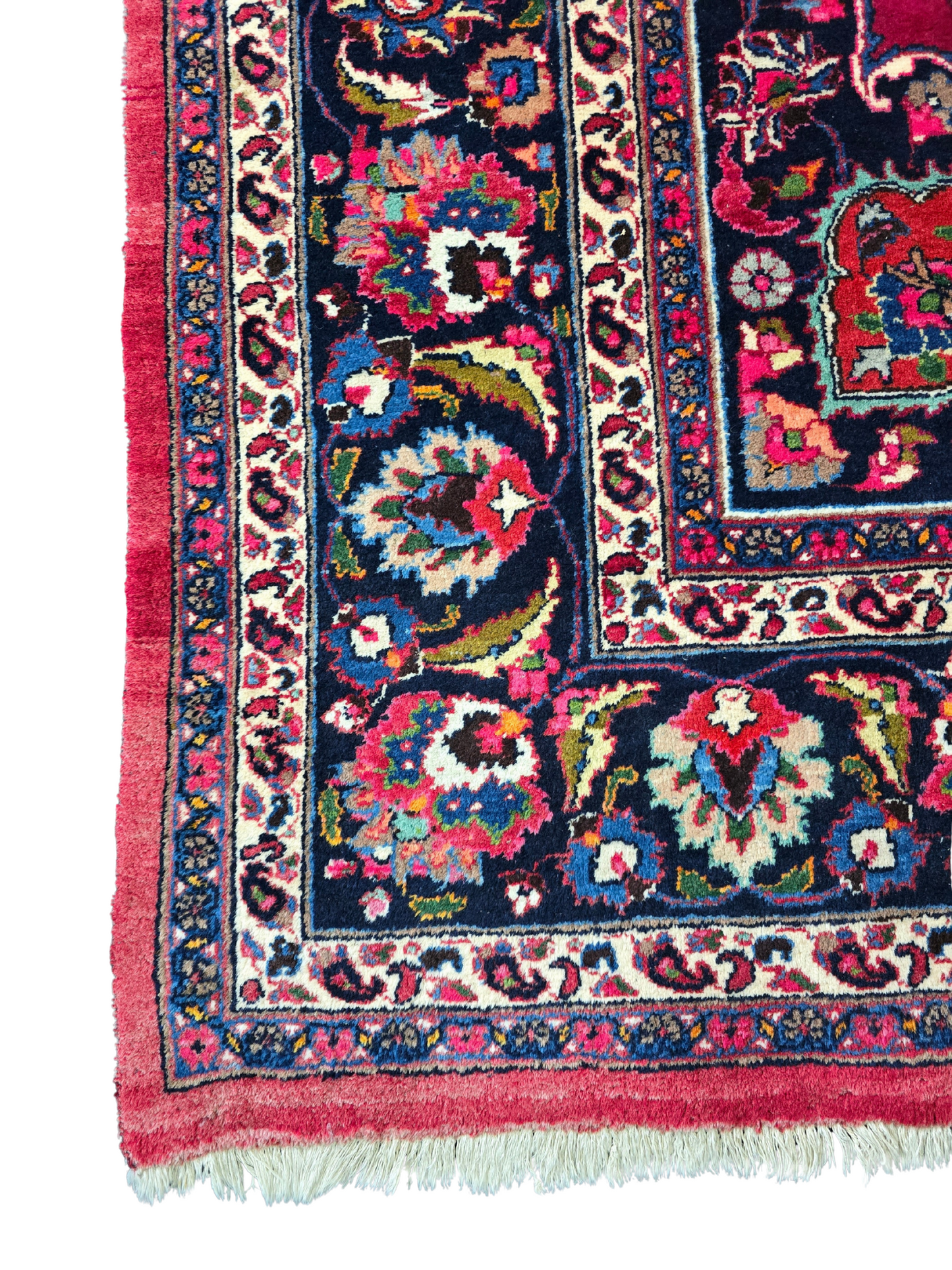 Groot Perzisch Tapijt Kashan 350x250 handgeknoopt wollen vloerkleed Iran