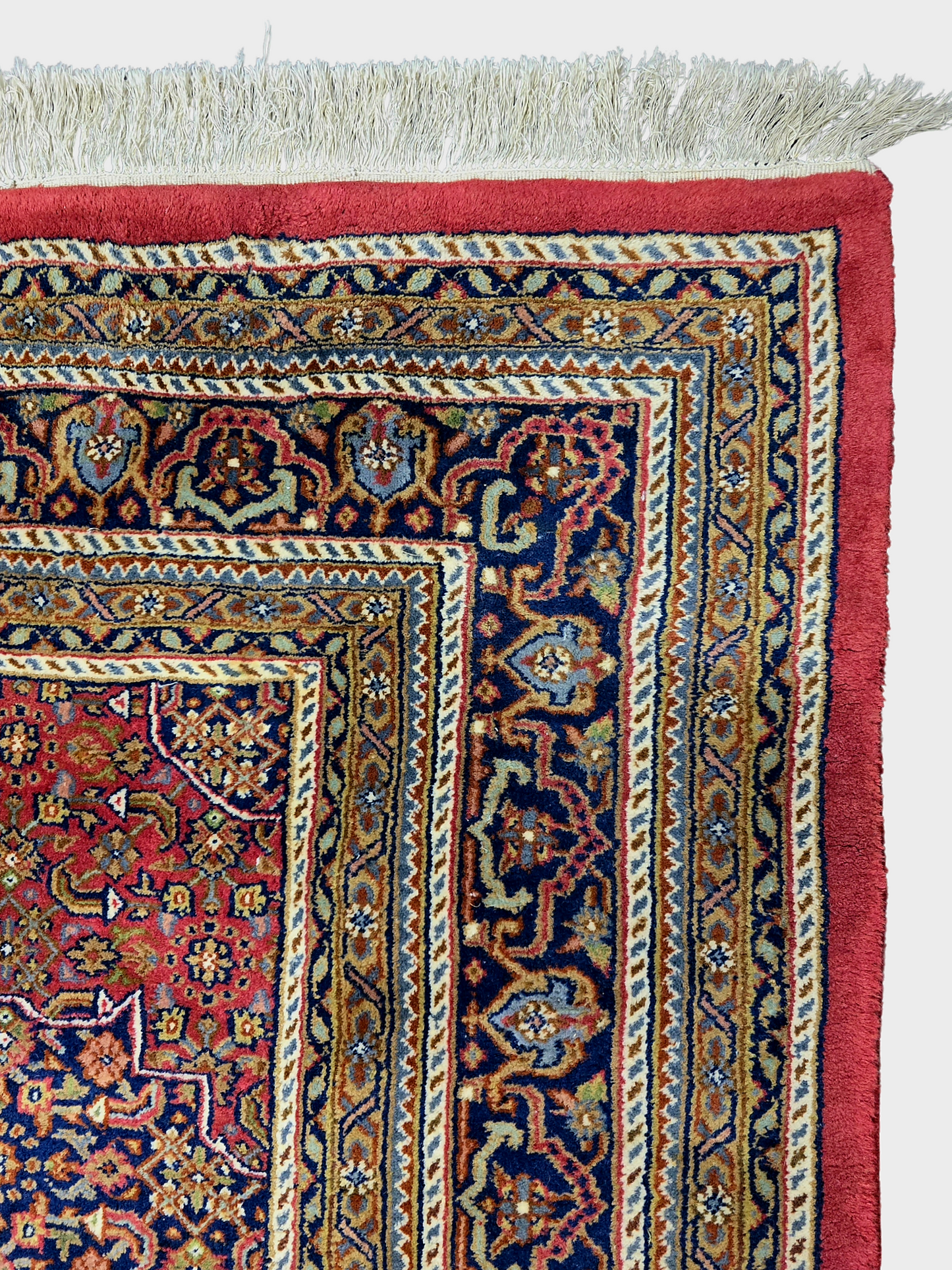 Groot perzisch tapijt Bidjar 373x245 handgeknoopt wollen vloerkleed