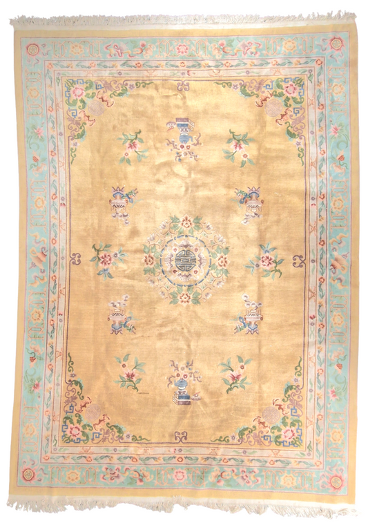 Groot Oosters Perzisch Peking 370x270 wollen vloerkleed china