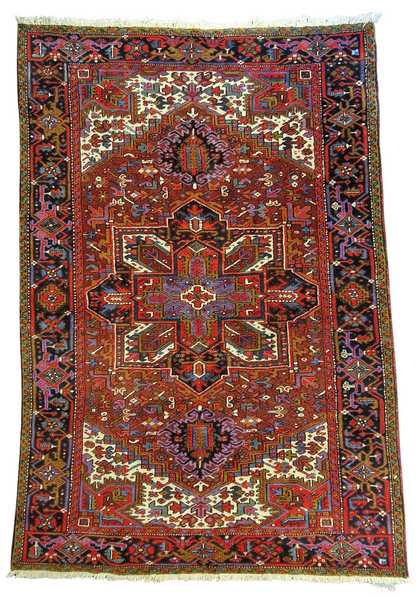 Perzisch Tapijt Heriz 300x210 wollen vloerkleed Handgeknoopt