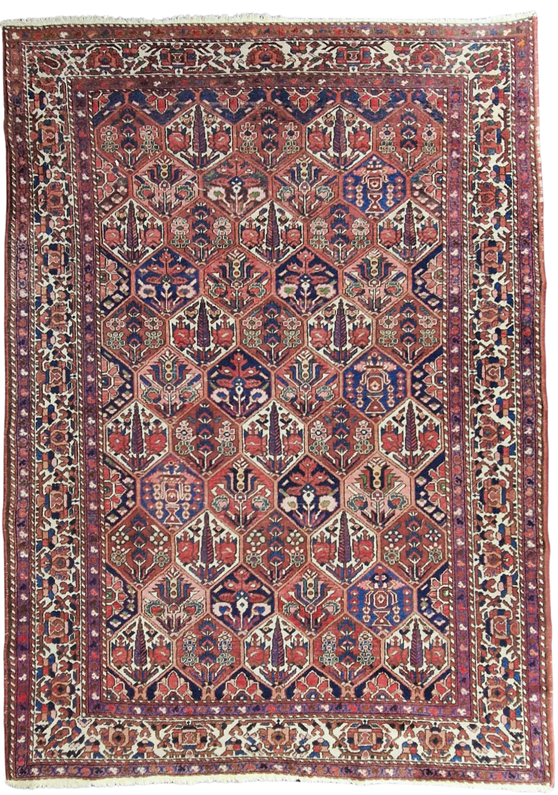 Perzisch tapijt Baktihari 300x220 wollen vloerkleed handgeknoopt iran