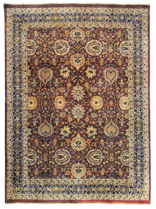 Groot perzisch Tapijt Tabriz 350x250 handgeknoot wollen vloerkleed