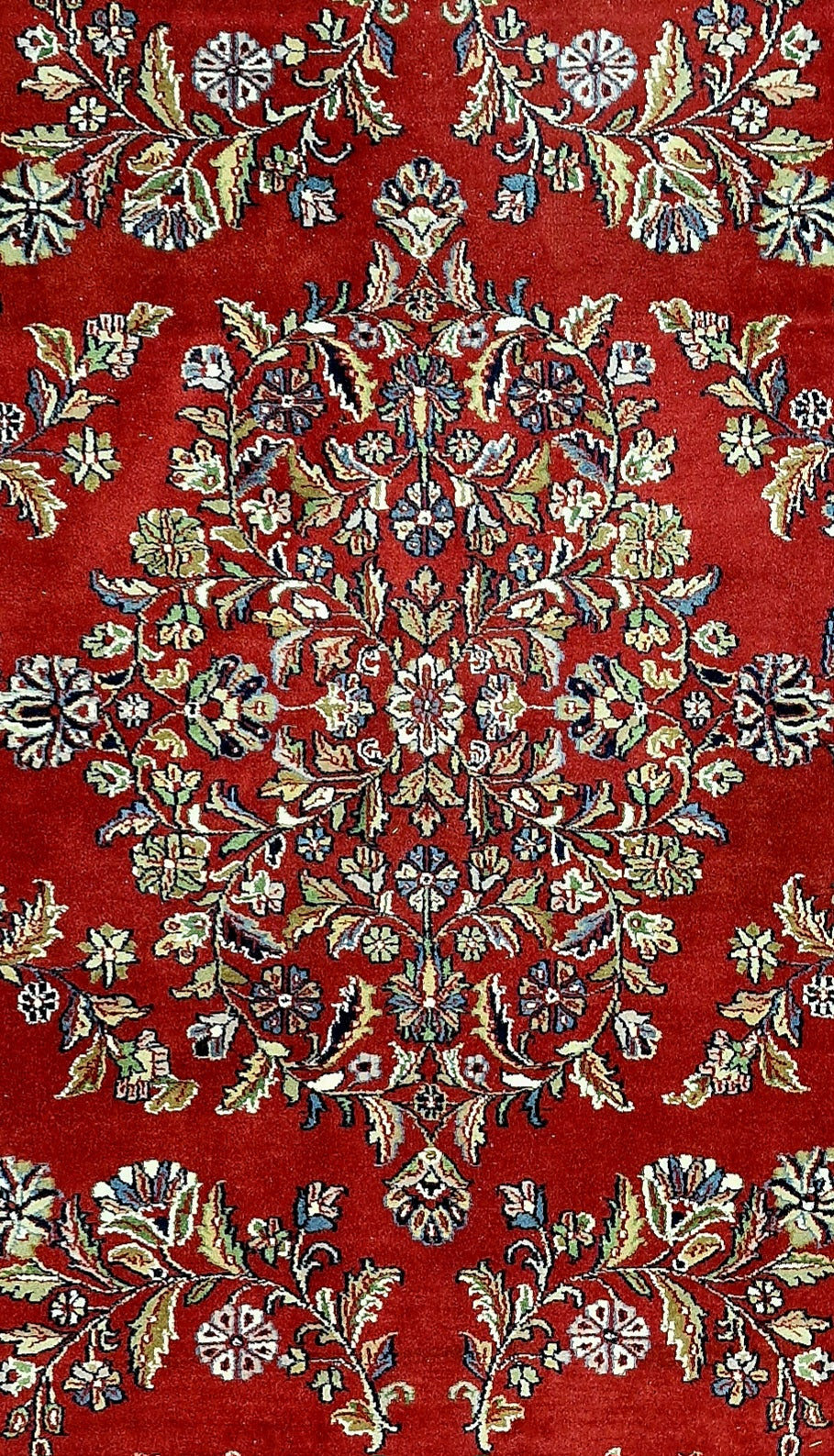 Groot Perzisch tapijt Sarough 349x240 wollen vloerkleed